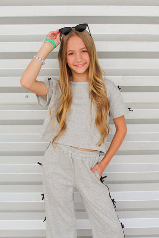 Stripe and Bow Top