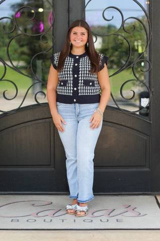 All the Class Sweater Vest