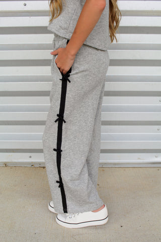 Stripe and Bow Pants