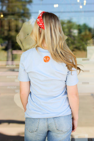 Mr. P's Rebels Tee-Light Blue