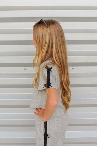 Stripe and Bow Top