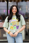 Mardi Gras Bow Tee