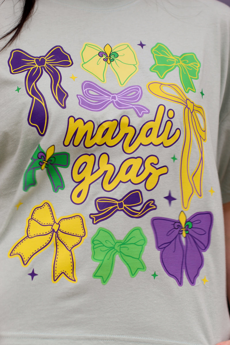 Mardi Gras Bow Tee