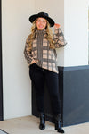 Susan Stitched Sweater-Tan