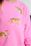 Tri Tiger Sweatshirt-Bubblegum