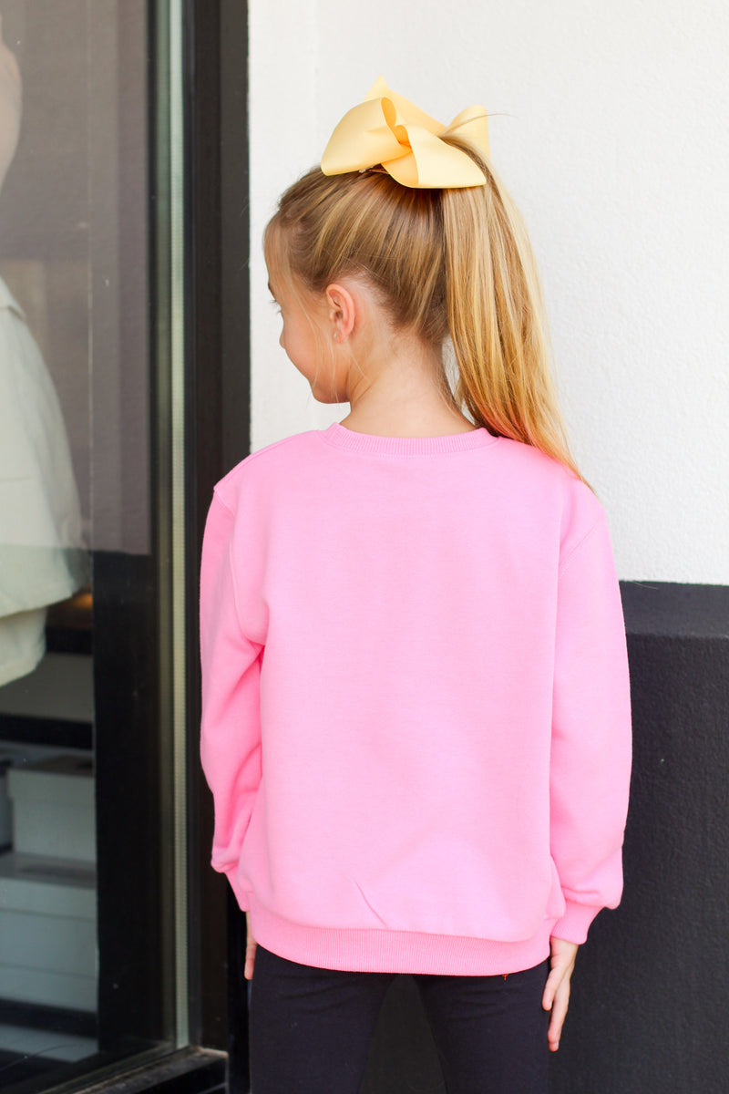 Tri Tiger Sweatshirt-Bubblegum