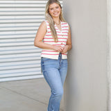 Stripe Staff Pick Sweater Top