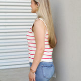 Stripe Staff Pick Sweater Top