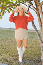 Grateful Season Sweater-Pumpkin