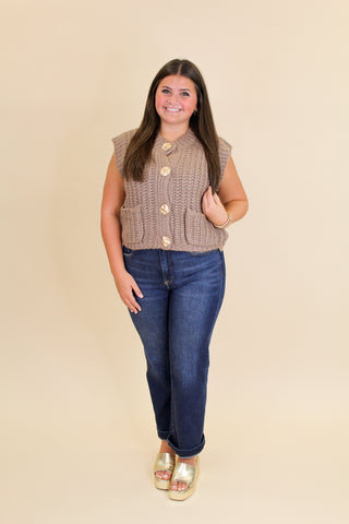 Chunky Knit Sweater Vest