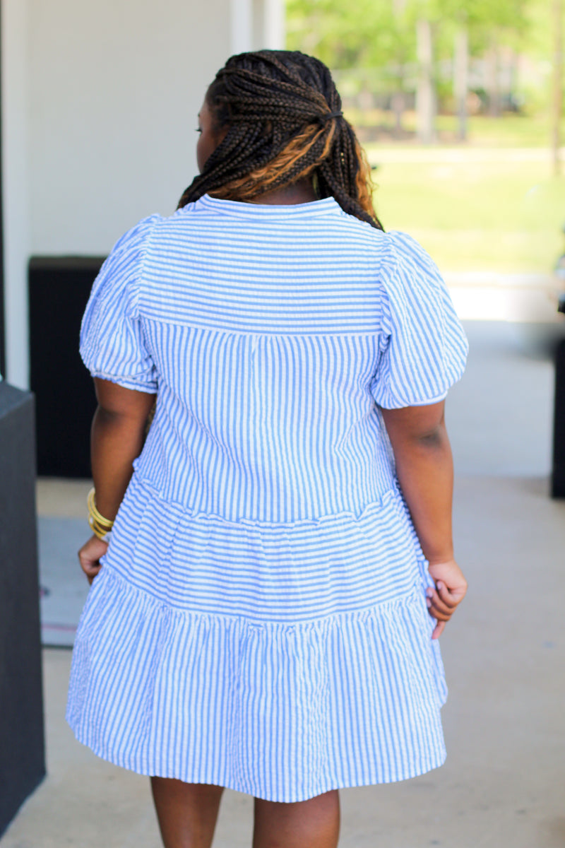 Summer Stripes Babydoll Dress