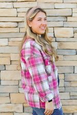 Favorite Festive Flannel-Pink