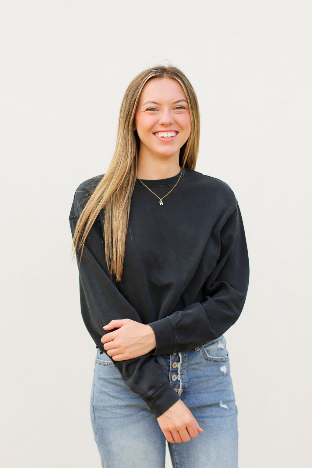 Tri Tiger Sweatshirt-Black – Cara's Boutique