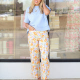 Funky Floral Wide Leg Jeans