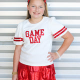 Tiny Metallic Game Day Top