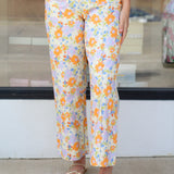 Funky Floral Wide Leg Jeans
