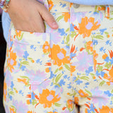 Funky Floral Wide Leg Jeans