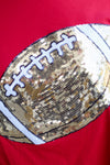 Oversized Sequin Football Top