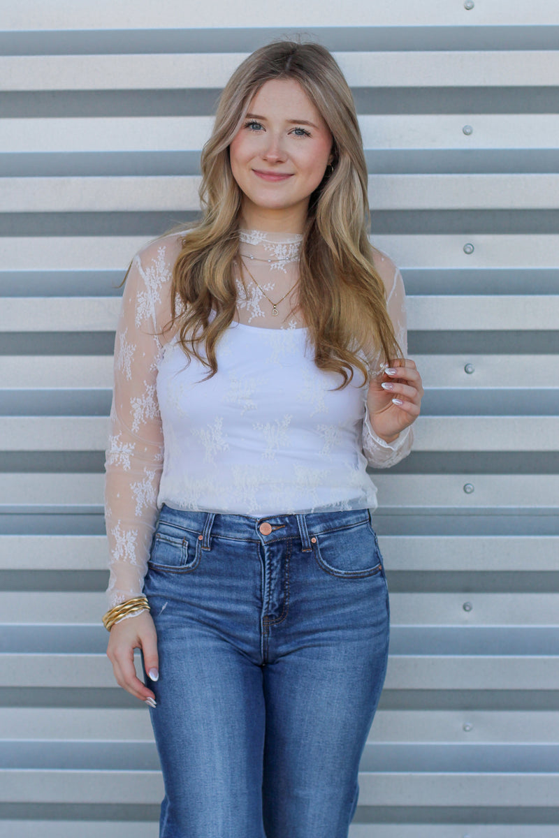 Floral Lace Top