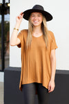 Casual Day Top-Camel