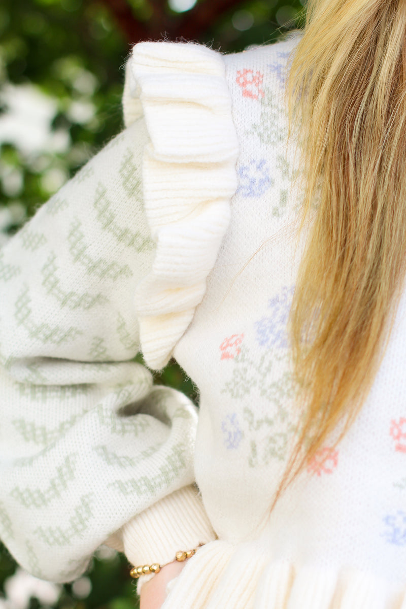 Fall Florals Sweater