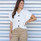 Oversized Sweater Vest