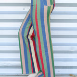 Retro Stipe Wide Leg Jeans