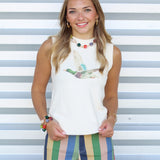 Printed Mallard Sweater