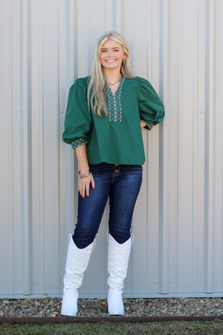 Intricate Stitch Top