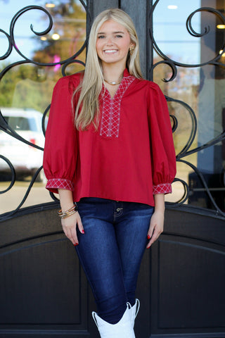 Intricate Stitch Top