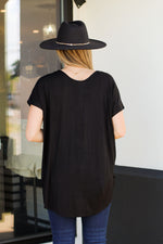 Casual Day Top-Black
