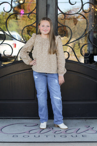 Floral Embroidered Top