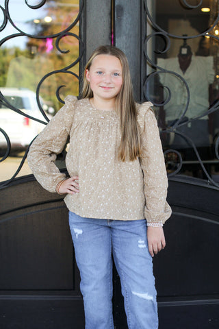 Floral Embroidered Top