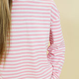 Tween Lulu Mac Monochromatic Stripe Long Sleeve Top