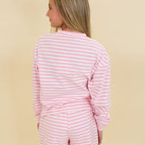 Tween Lulu Mac Monochromatic Stripe Long Sleeve Top
