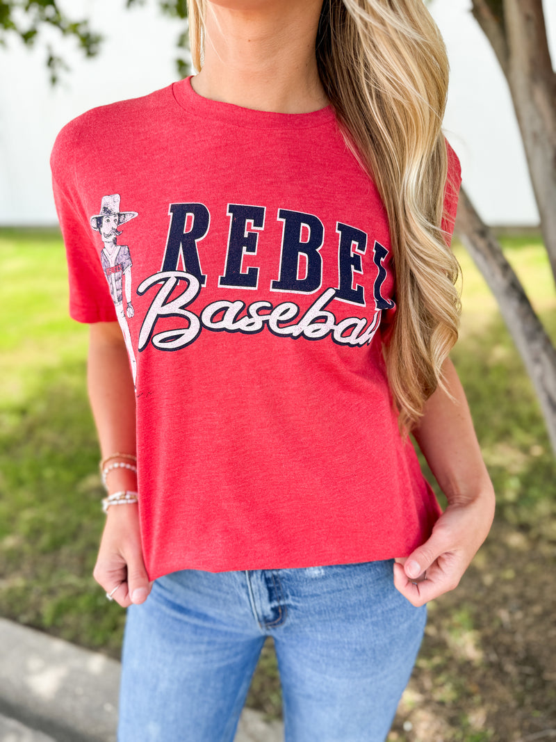 Mr.P's Rebel Baseball Tee