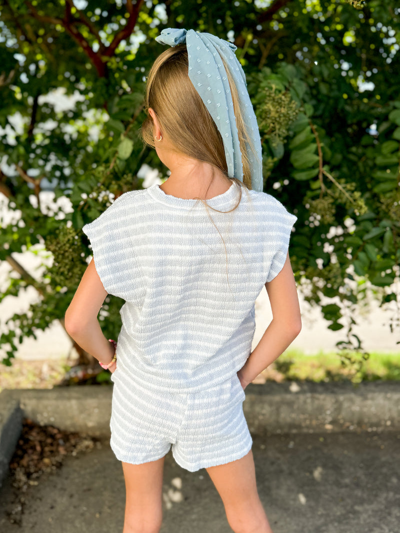 Stripe Girlie Top