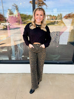 Lacy Leopard Jeans