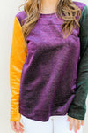 Shiny Parade Top-Purple
