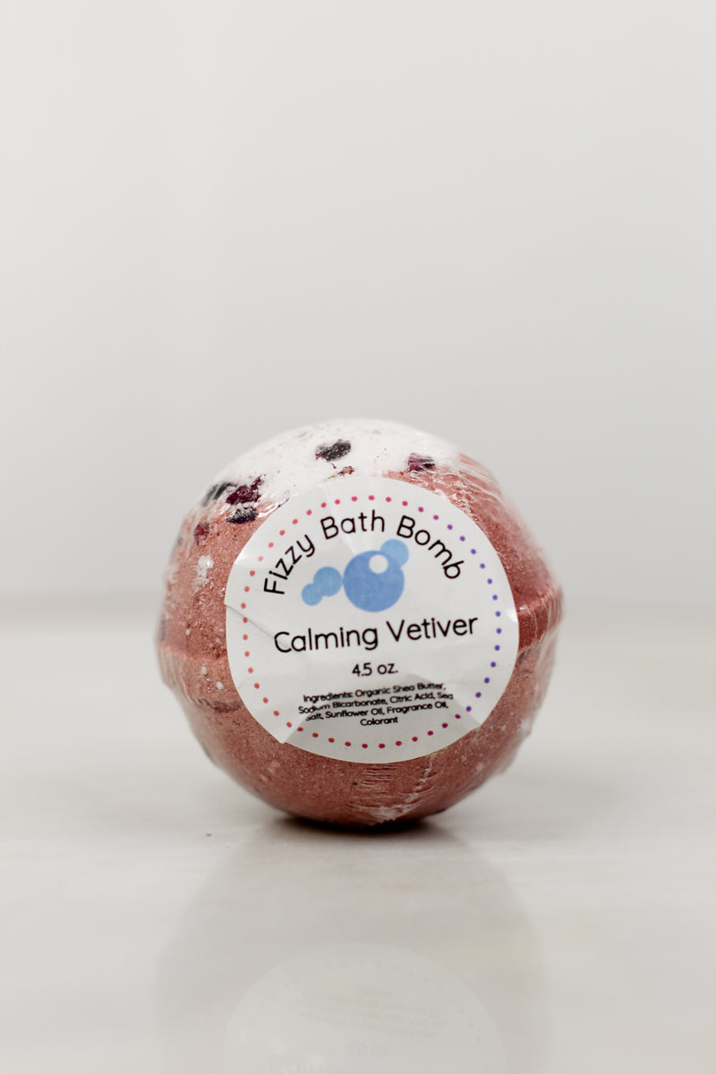 Fizzy Bath Bomb-Calming Vetiver
