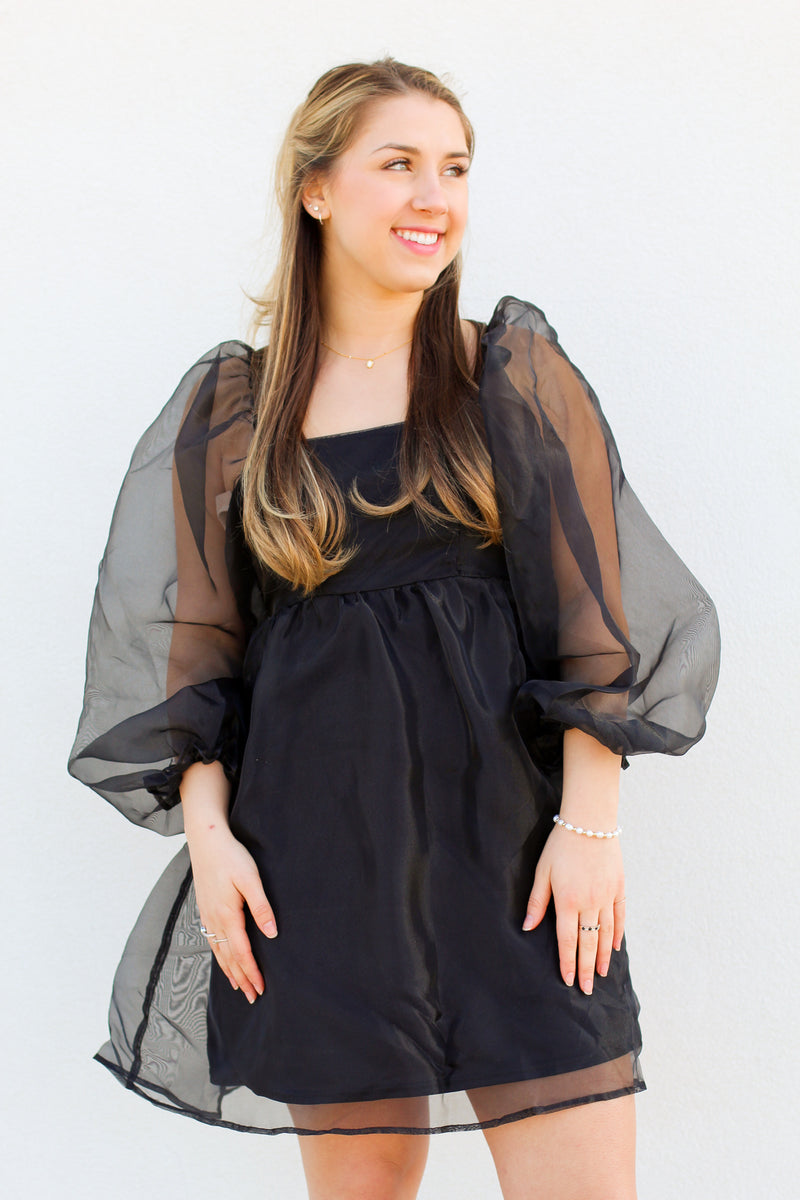 Classy Casandra Dress-Black