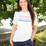 Made in America Tee-White
