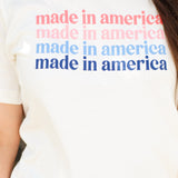 Made in America Tee-White