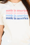 Made in America Tee-White
