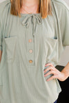 Out and About Top-Olive