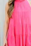Springtime Days Dress-Hot Pink