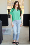 Casual Outing Top-Green