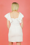 Out to Dinner Dress-White