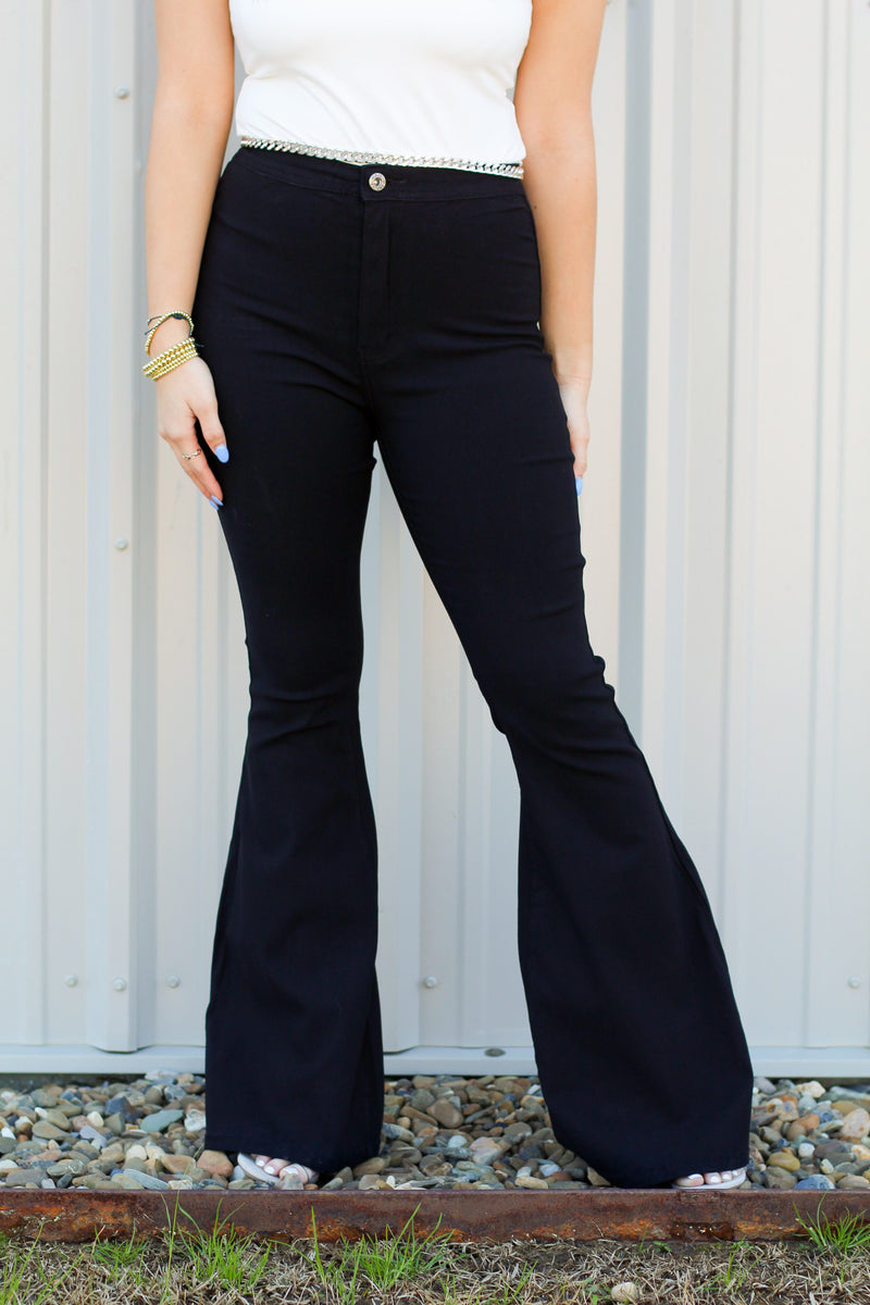 Stand Out Flares-Black