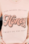 Proverbs 16:24 Honey Tee-Peach